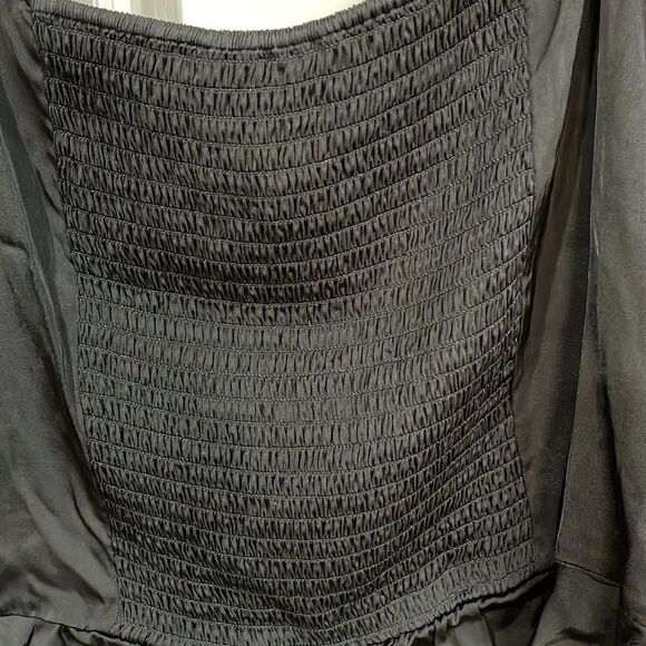 GOOD American long Sleeve Corset Top In Black Fits XL NWT NWOT - Picture 6 of 9